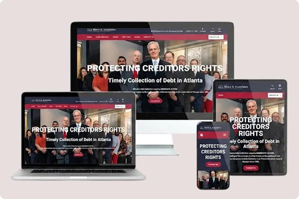 attorney web design portolio