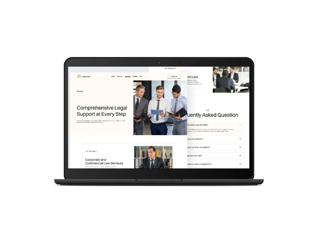 intellectual property lawyer website design