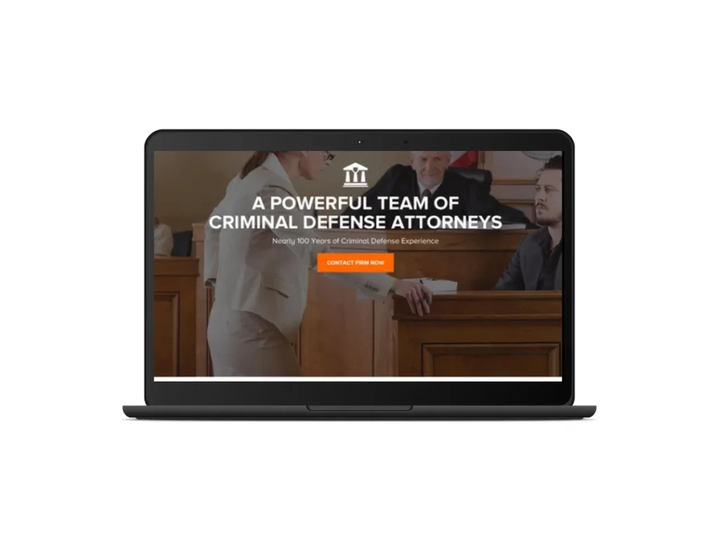criminal defense lawyer website design