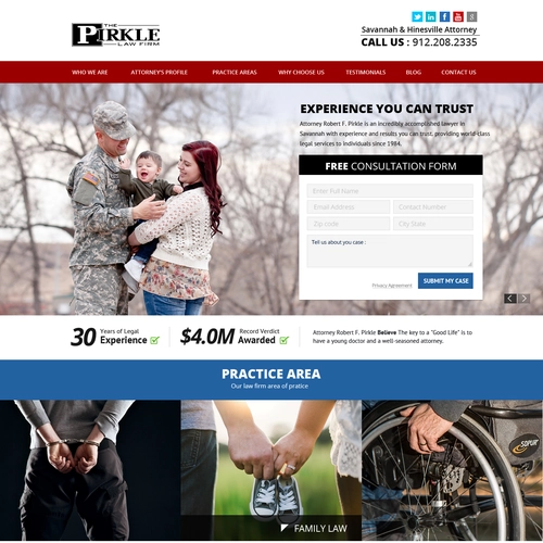 family lawyer web design services
