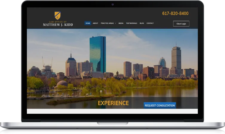 Lawyer website design Boston for modern law firms