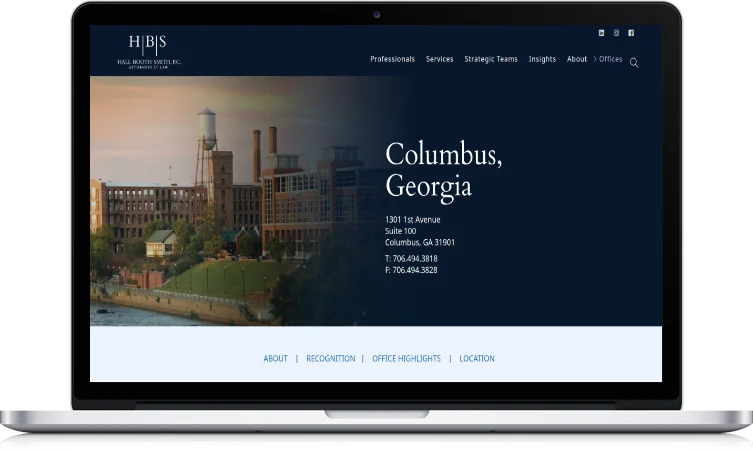 lawyer website design Columbus services